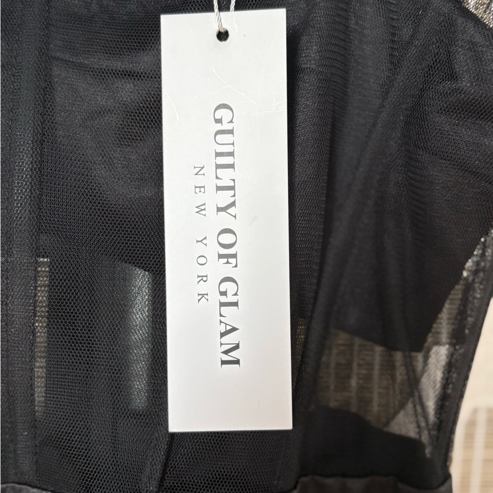 NWT Black Ruffled Tiered Maxi Sundress - Picture 2 of 12
